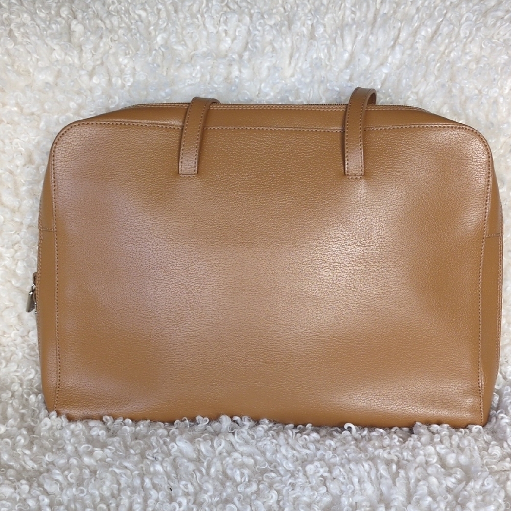 Furla Tan Leather Laptop Bag